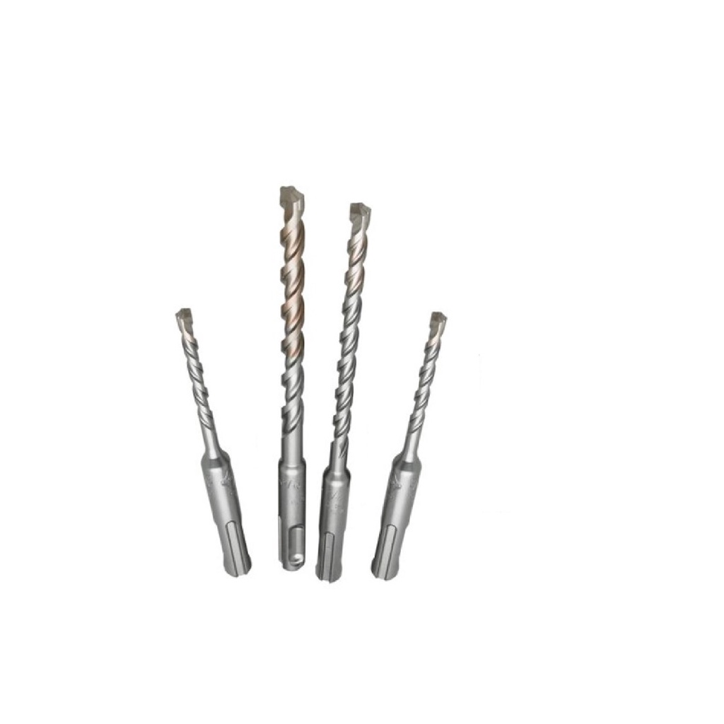 Kit 4 Brocas Sds Plus 4, 5, 6 e 8 mm para Marteletes