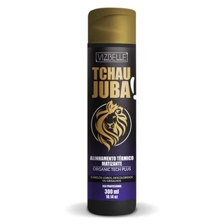 Alinhamento Térmico Escova Progressiva Matizante Tchau Juba! 300ml Vizbelle.