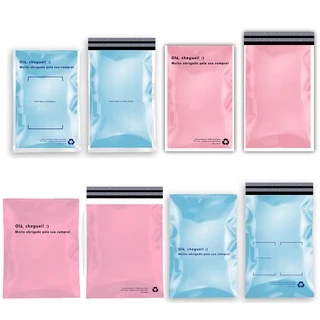 Kit 400 Envelope Segurança Olá Cheguei Customizados Rosa bebe e Azul