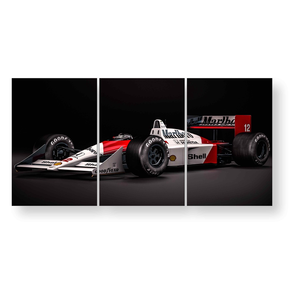 Quadro Decorativo Carros Corrida Fórmula 1 Modelo Renaut