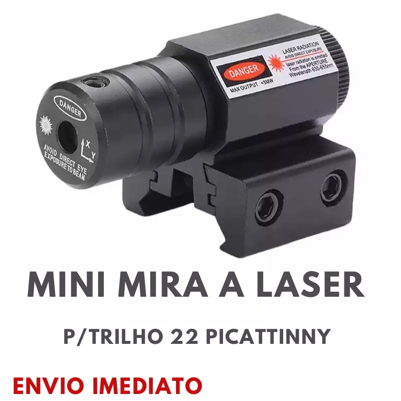 Mini laser para trilho picatinny 11 ou 20mm.
