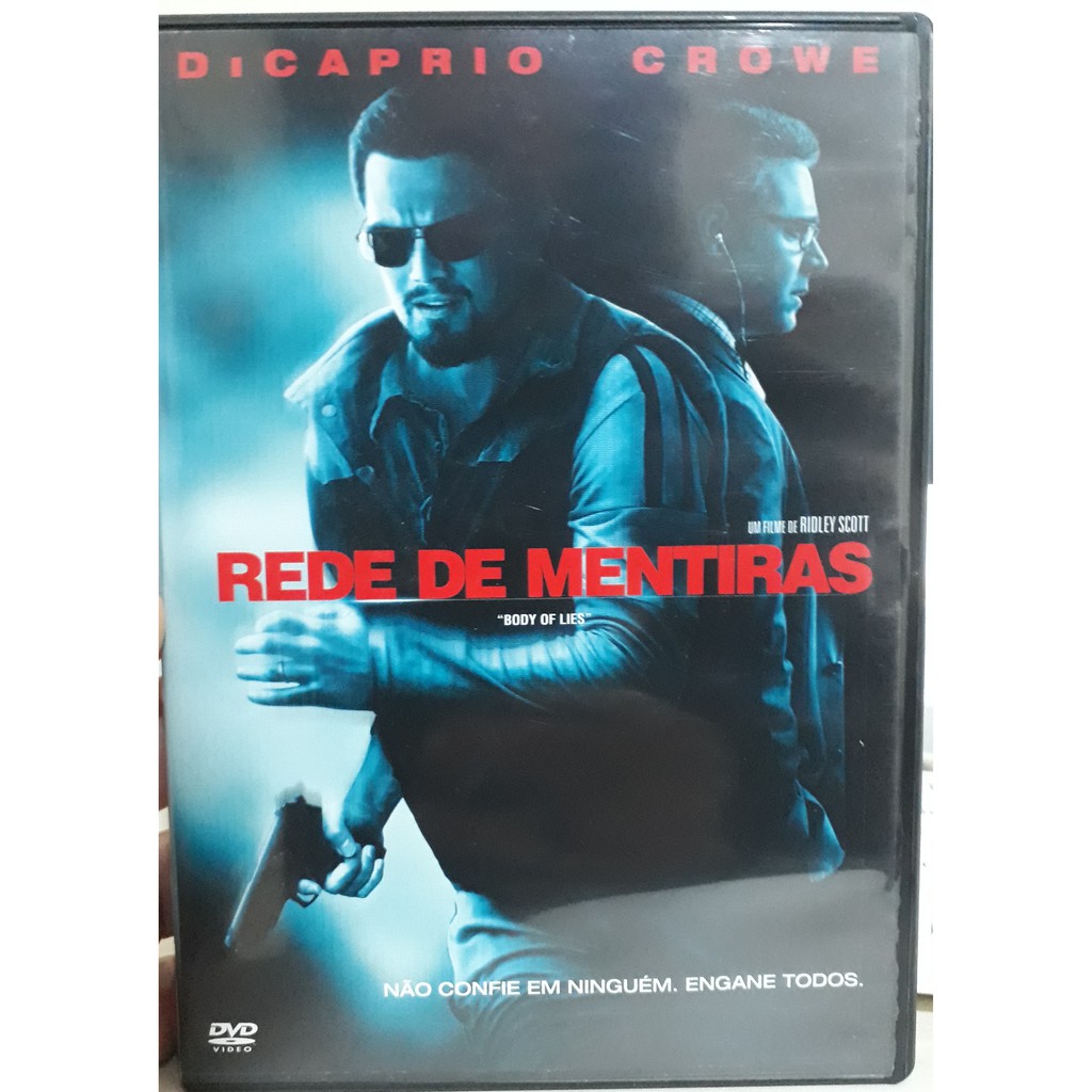 Dvd Rede De Mentiras leonardo Dicaprio Russell Crowe Ridley Scott | Shopee  Brasil