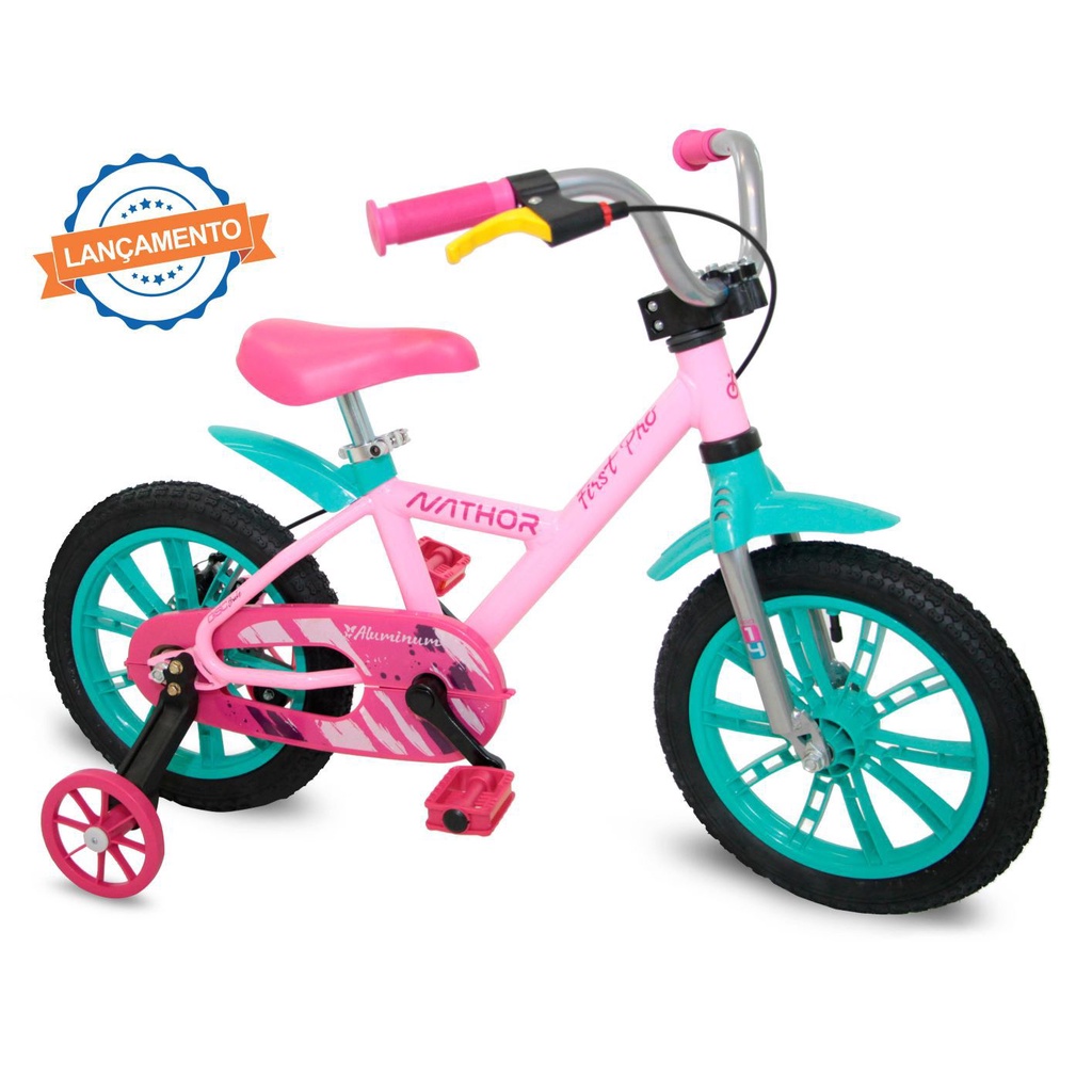 Bicicleta aro 14 First Pro Feminina Nathor | Shopee Brasil