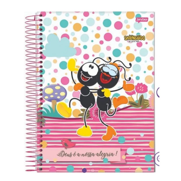 Caderno Universitário Capa Dura 1 e 12 matérias smilinguido material ...