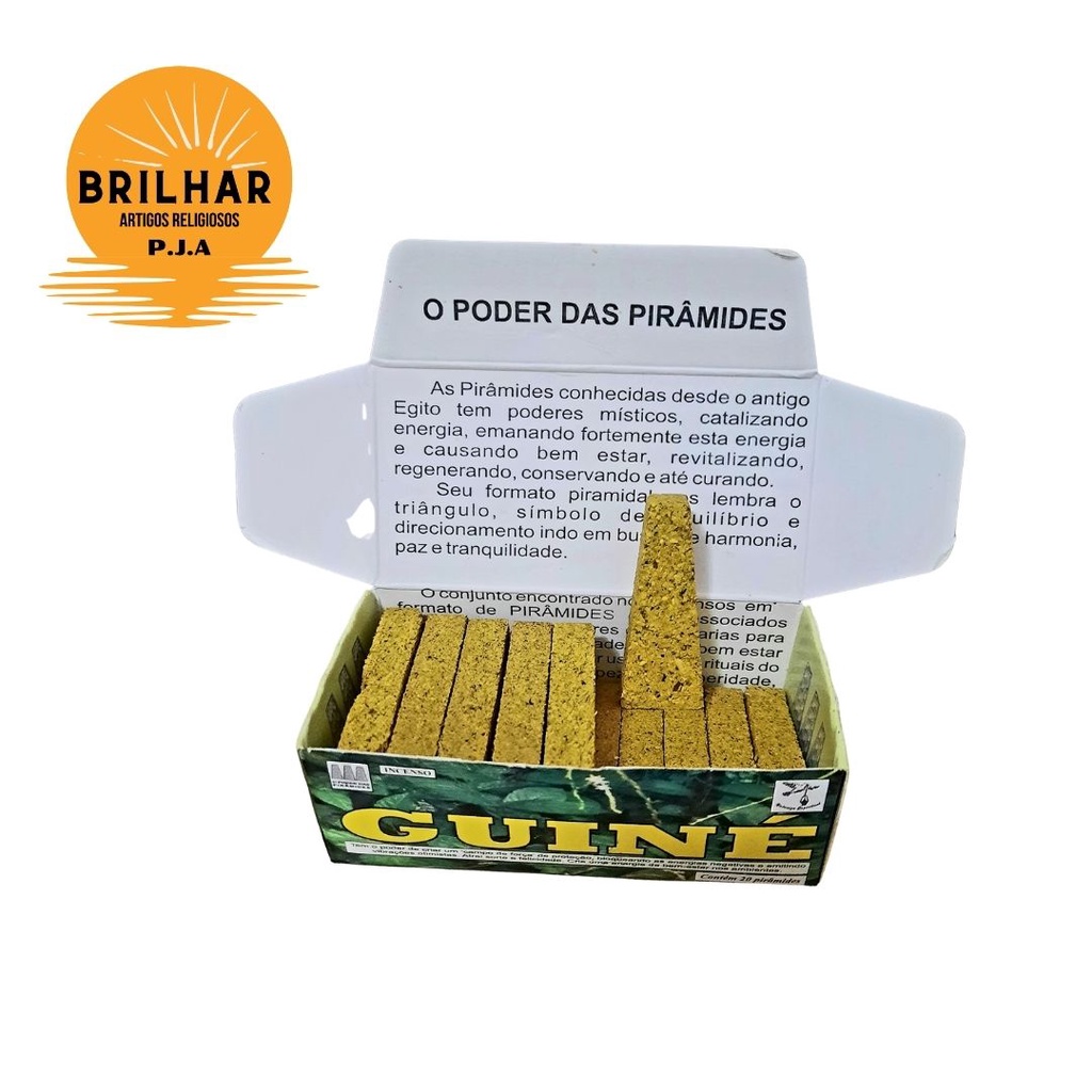 Defumador Incenso Piramide de Guiné