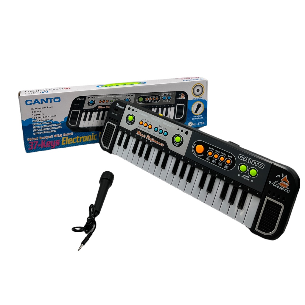 Homesen 61 Teclas Teclado Eletrônico de Música Digital Crianças  Multifuncional Piano Elétrico para Piano Aluno com Função de Microfone  Instrumento Musical : : Brinquedos e Jogos
