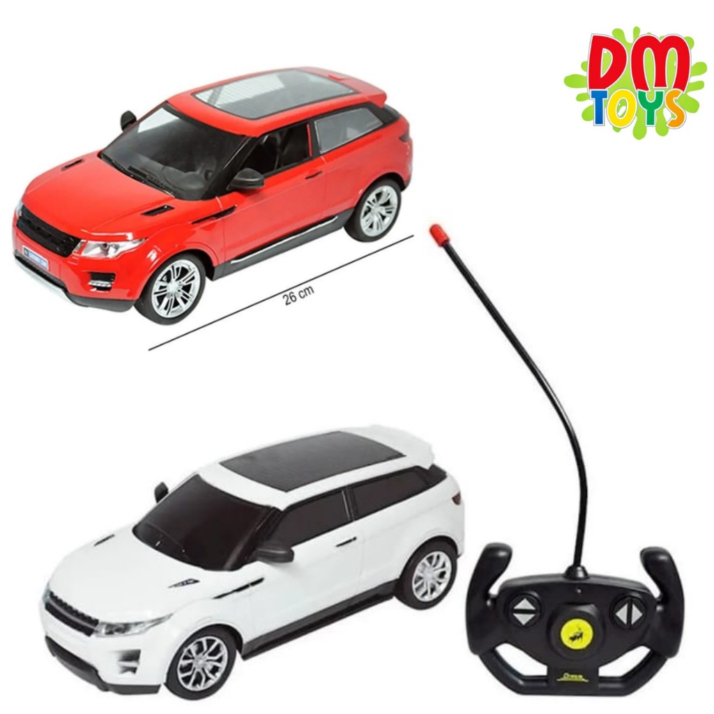 Brinquedo Infantil Carro Controle Remoto Sem Fio Land Rover 26 cm