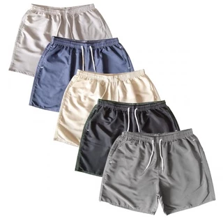 Kit Com 5 Shorts Mauricinho Masculino Plus Size Tactel Adulto