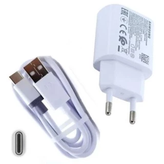 Carregador Turbo Tipo C 5.1 Galaxy A21 M21S A02S A11 A12 A32 A52 A70 A71 A72 S21 S9 Plus S10 Plus S10e Note 10 Carregador Tipo C Turbo