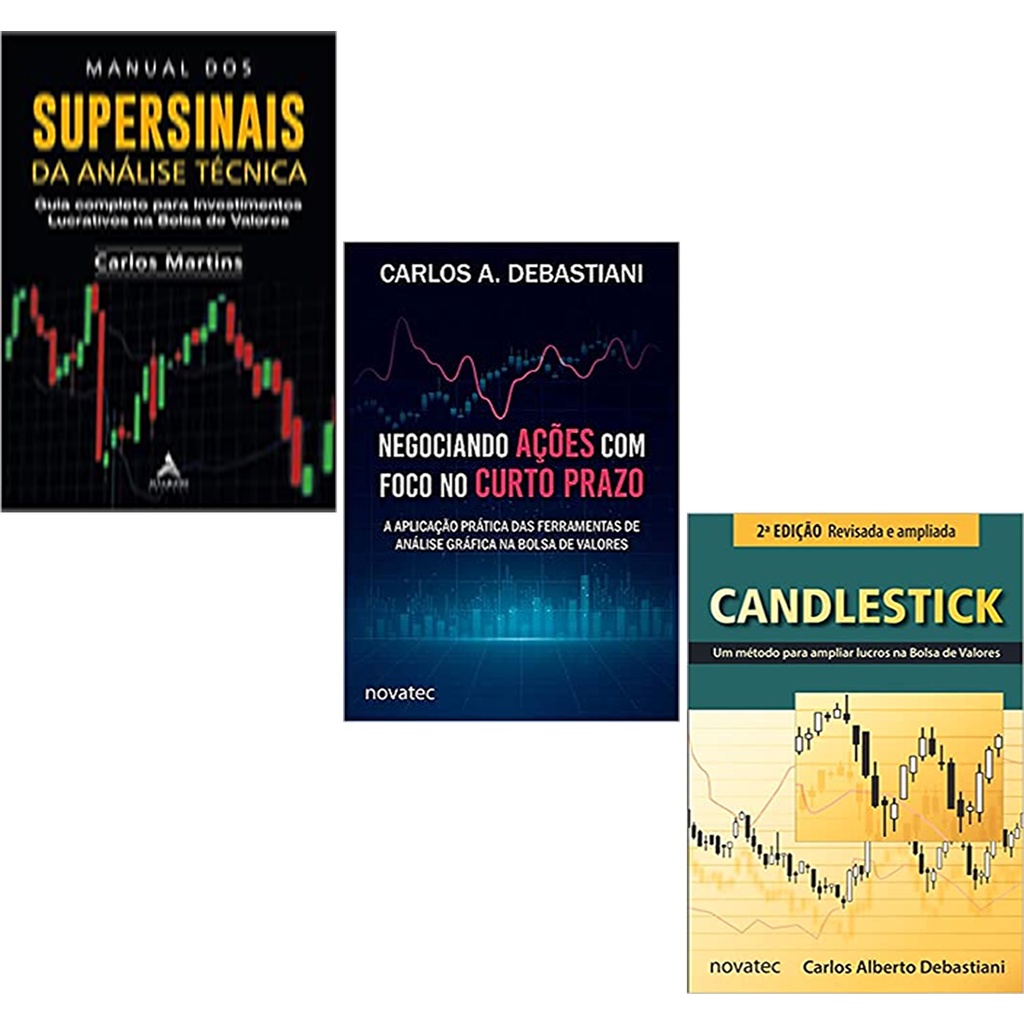Livros Candlestick, Manual Dos Supersinais Da A. Técnica + 1 Shopee Brasil