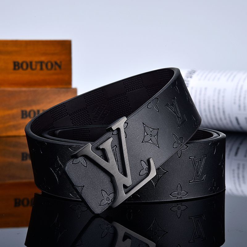 2021 Louis Vuitton Lattice texture luxo Louis Vuitton brand belt padrão  clássico de alta qualidade lv Cinto Masculino brand belt classic pattern  high