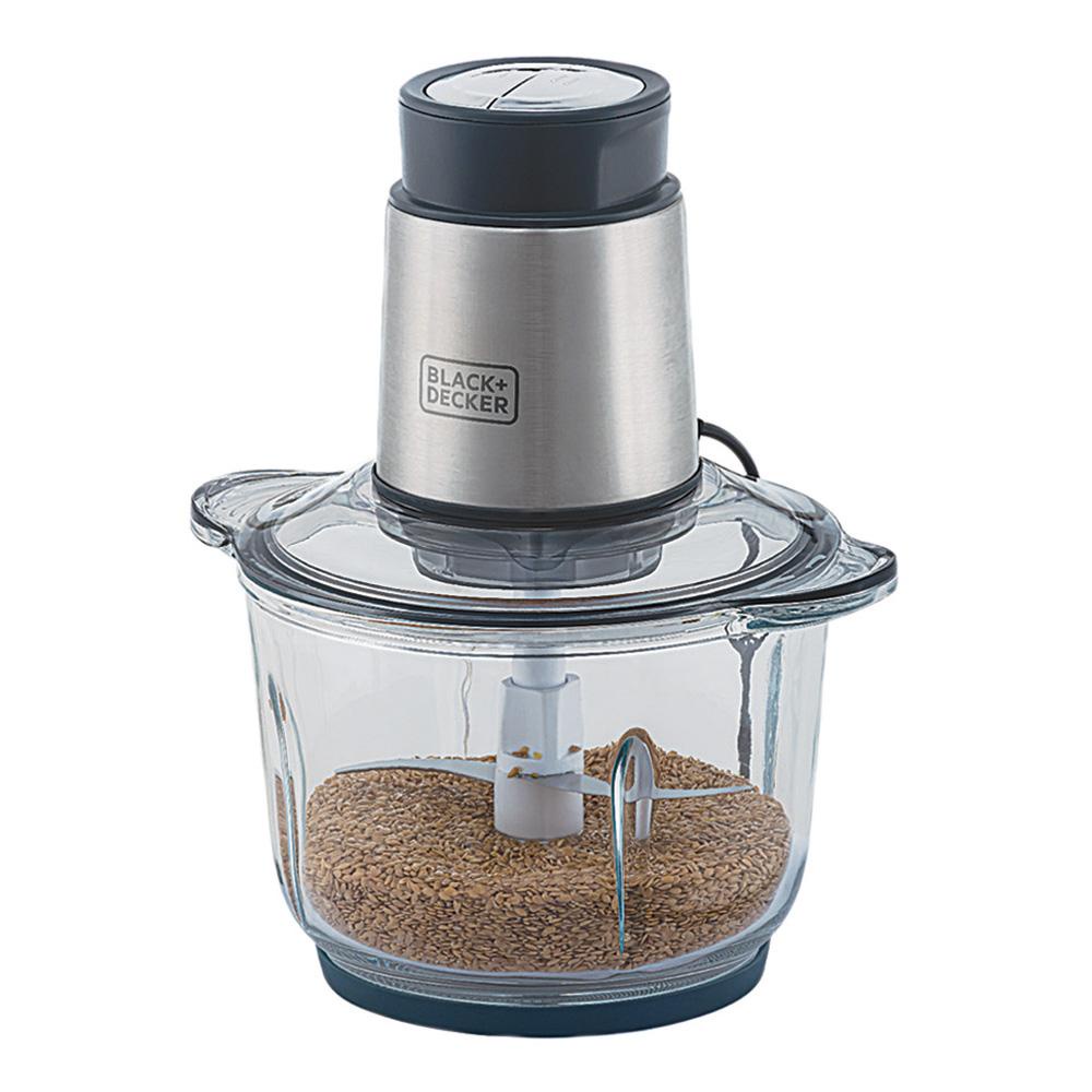 Mini Processador Black & Decker Gourmand Gris MP300G 220V | Shopee Brasil