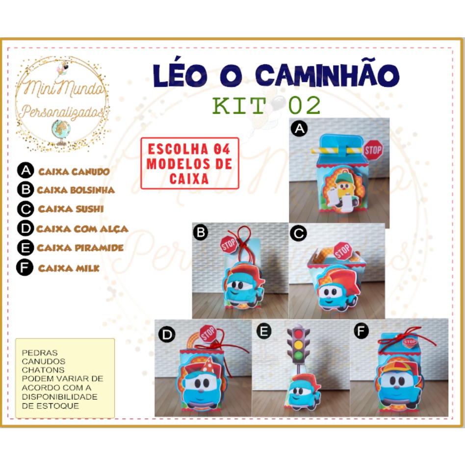 Kit Digital Leo o Caminhão - Faça você a sua Festa!