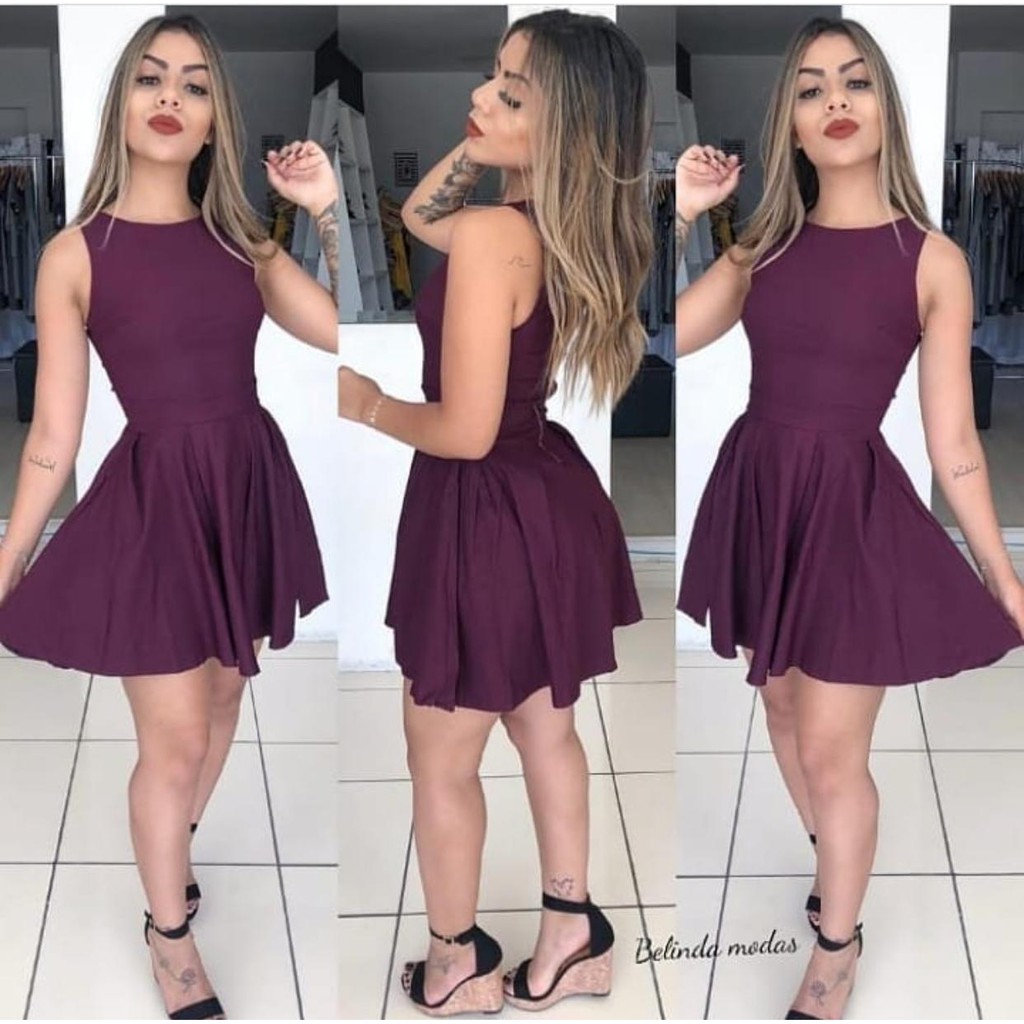 Vestido feito store com tecido bengaline