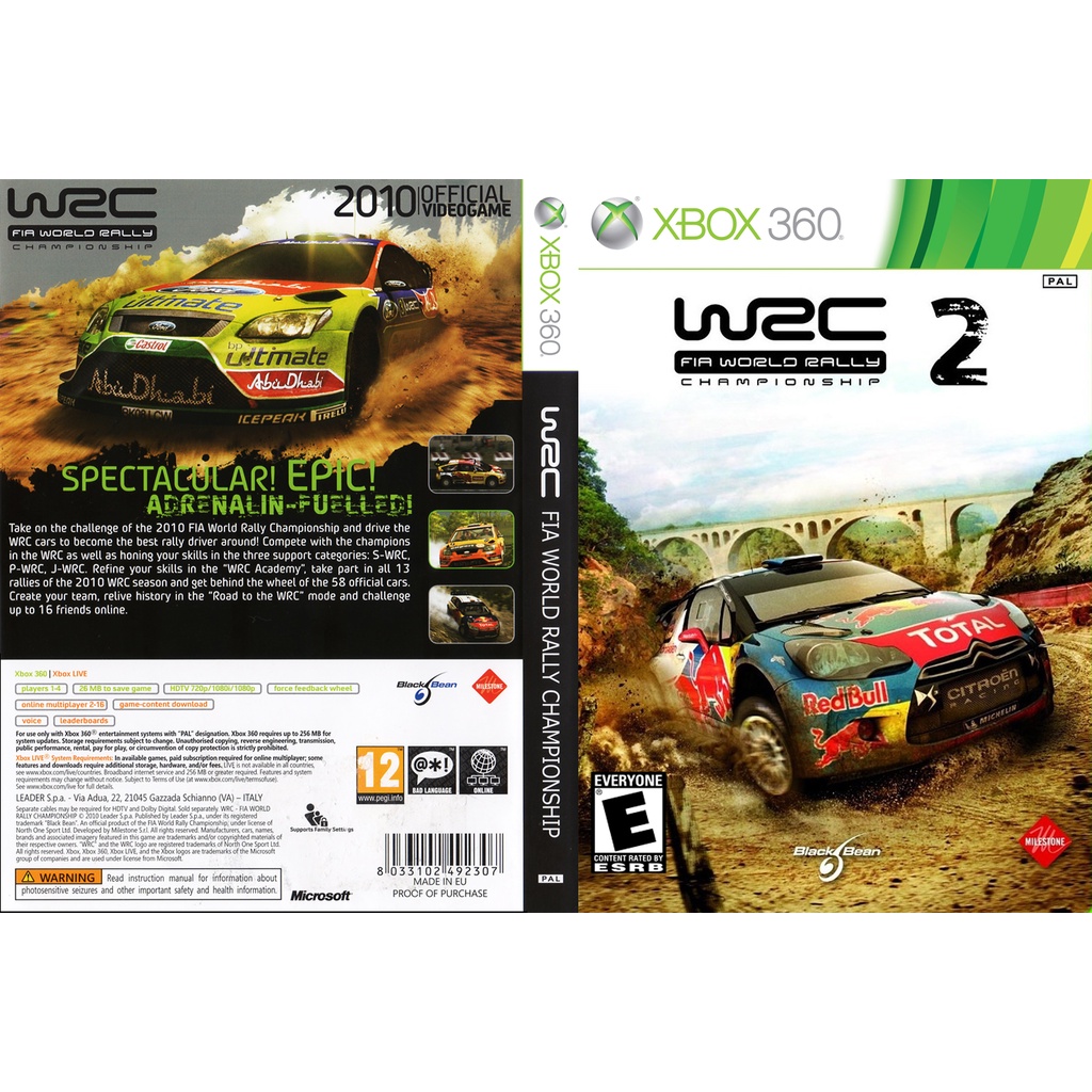 WRC 2 FIA World Rally Championship 2011 P/ XBOX360 (LTU/LT/JTAG/RGH ...