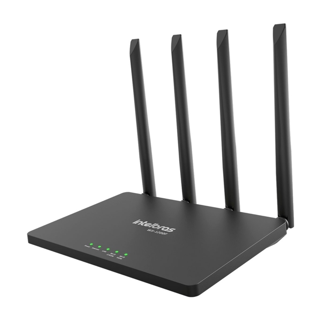 roteador wireless intelbras w51200f 4 antena wi-fi dual band