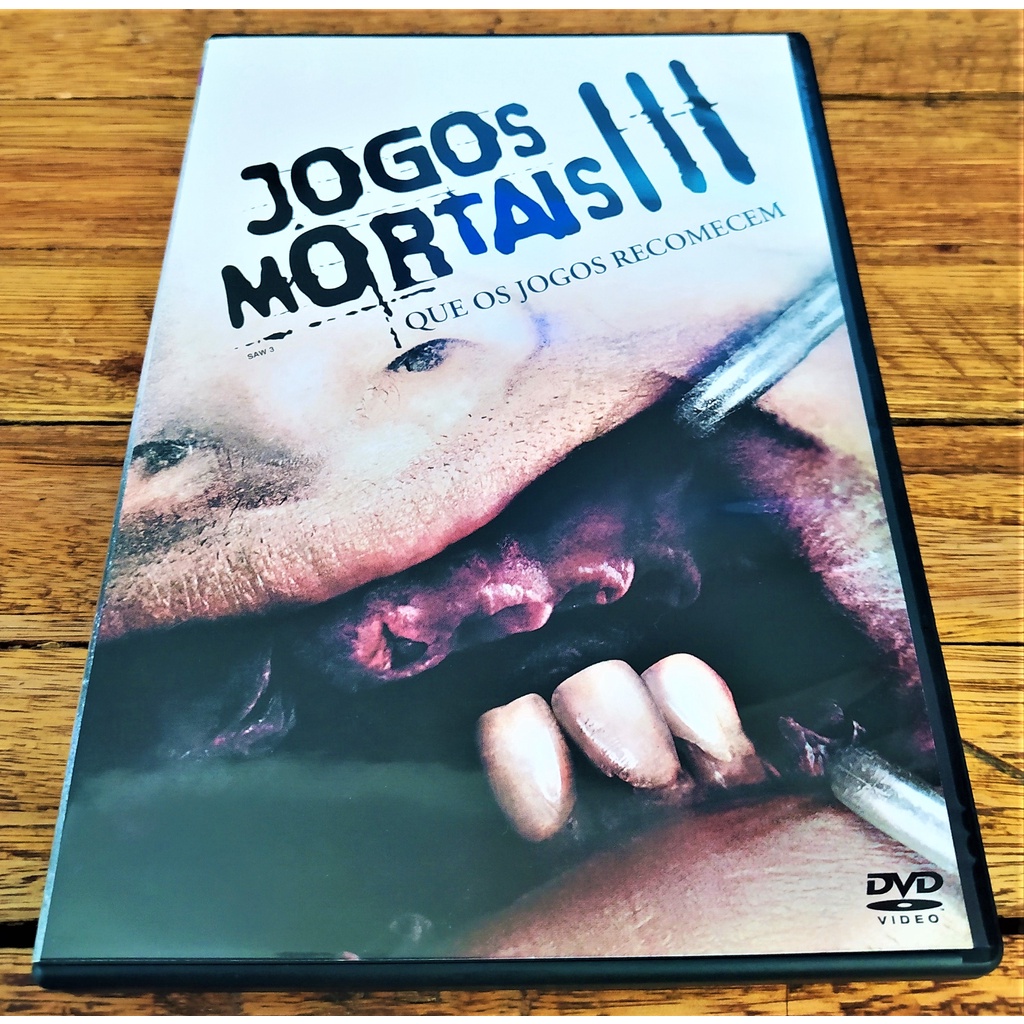 Dvd Original Jogos Mortais 3 - Que Os Jogos Recomecem