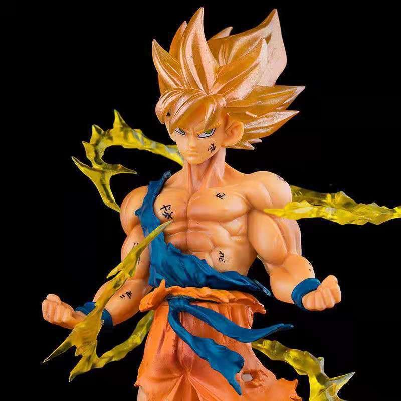 6pcs/set Dragon Ball Super Saiyan 4 Son Goku Vegeta Pan Trunks PVC Figure  NO BOX