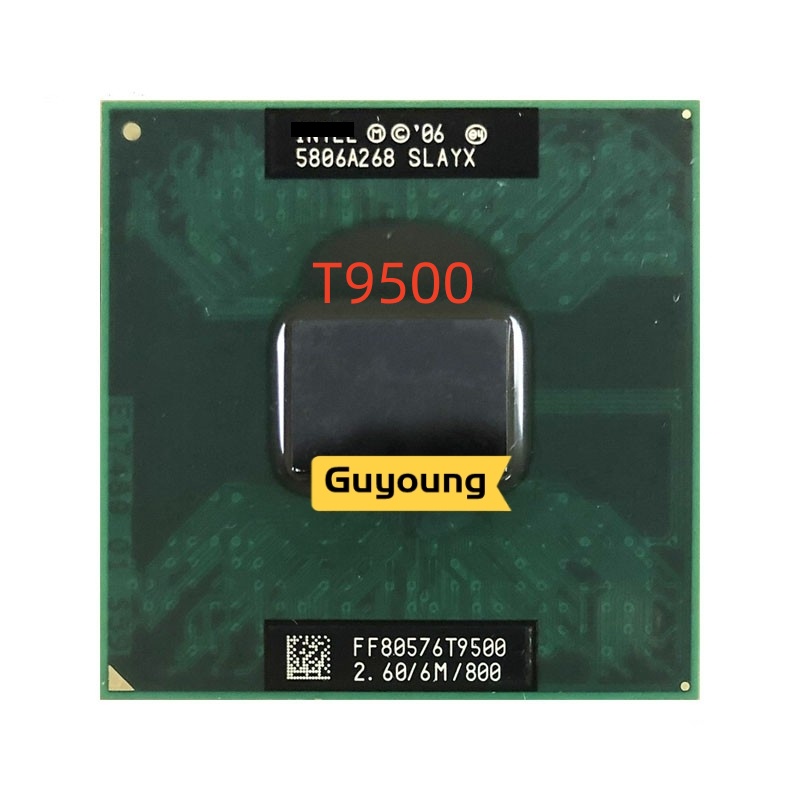 Core 2 Duo t9500 Processador De Laptop 6M Cache 2.6GHz 800 cpu De ...