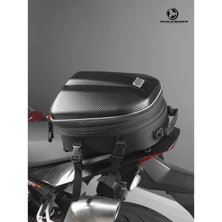 Bolsa Para Motocicleta À Prova D'água Multi-Funcional De Carbono Oxford Banco Traseiro De Alta Capacidade RBB035