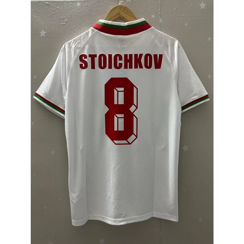 1994 Bulgária STOICHKOV Camiseta Personalizada De Alta Qualidade Para Casa De Futebol Retro Jersey