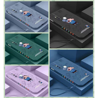Capa Mi 8 SE 8 9 9 SE 9 Pro 9 Lite Capa Coloque o lado 90 ° Crayon Crayon Shinchan Silicone Phone Case