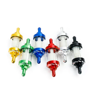 8mm Universal Filtros De Combustível De Gás Da Motocicleta Motocross Atv Quad Modificado Substituição Filtro De