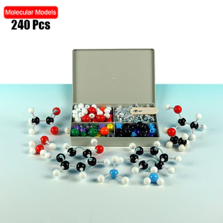 240 Pcs Conjunto Químico Modelo Estrutura Molecular kit E Títulos De Química Orgânica Atom Bonds Laboratório Médico Sala De Aula De Produtos Químicos