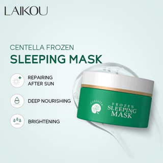 LAIKOU Centella Máscara Adormecedora Congelada Brilhante Reparação Da Pele Reduzir A Vermelhidão 100g em Oferta na Shopee