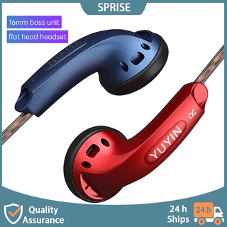 SPRISE Y100 Fone De Ouvido Intra-Auricular Baixo Com Fio Microfone Cancelamento De Ruído Estéreo Esportivo HiFi Universal De 3,5mm