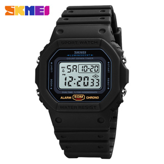 SKMEI Relógio Esportivo Digital LED De Choque De Dados Multifuncionais Para Exterior1628