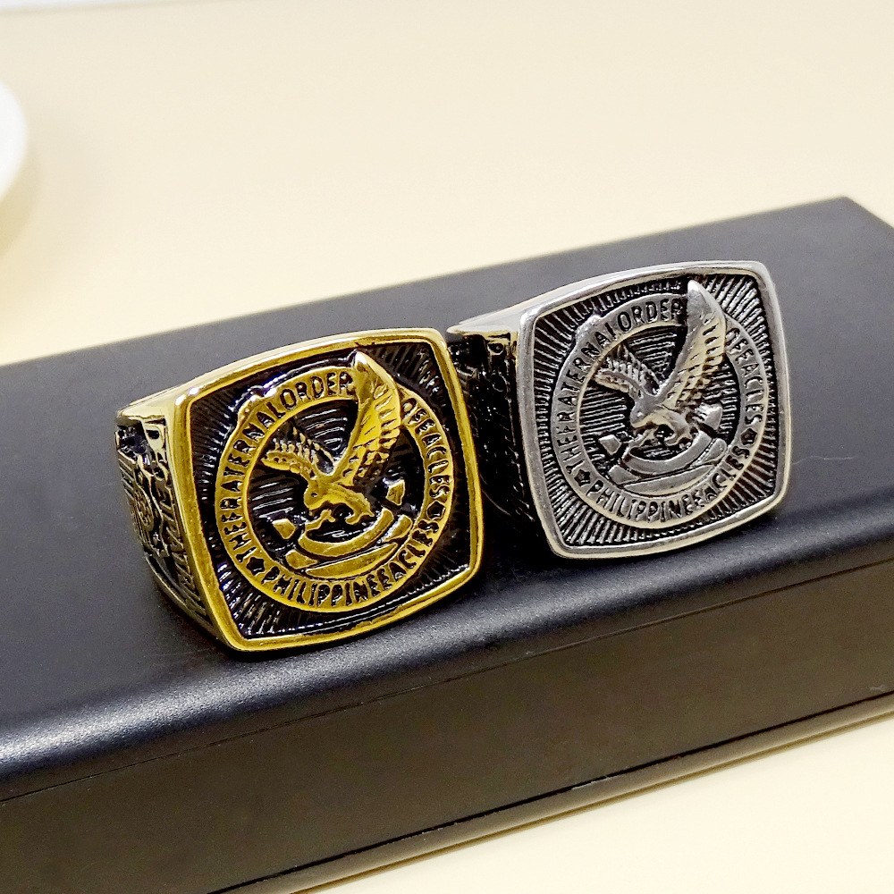 TFOE PE Kuya/ATE Ring , A Ordem Fraternal De Águias , Filipinas , Tamanho 8-13