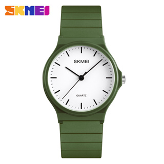 SKMEI 1419 Relógio De Quartzo Feminino Simples PU Correia À Prova D
