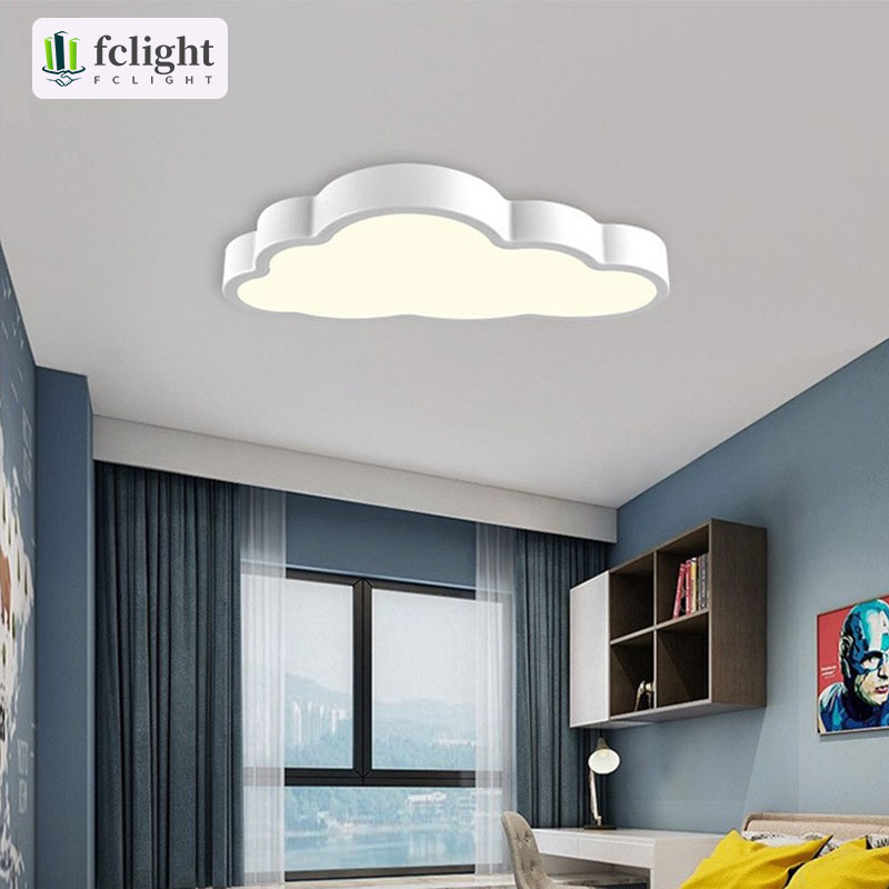 3 Cores Ajustáveis Nuvem Luminárias De Teto 48W Lâmpada De Quarto De
