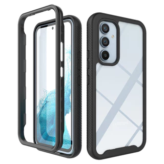 Capinha Capa Protetora Anti-Impacto Para Samsung Galaxy A54 , A14 , A34 , 360 Cobertura De Corpo Inteiro PC Rígido + Soft Silicone TPU Telefone Serviço Pesado