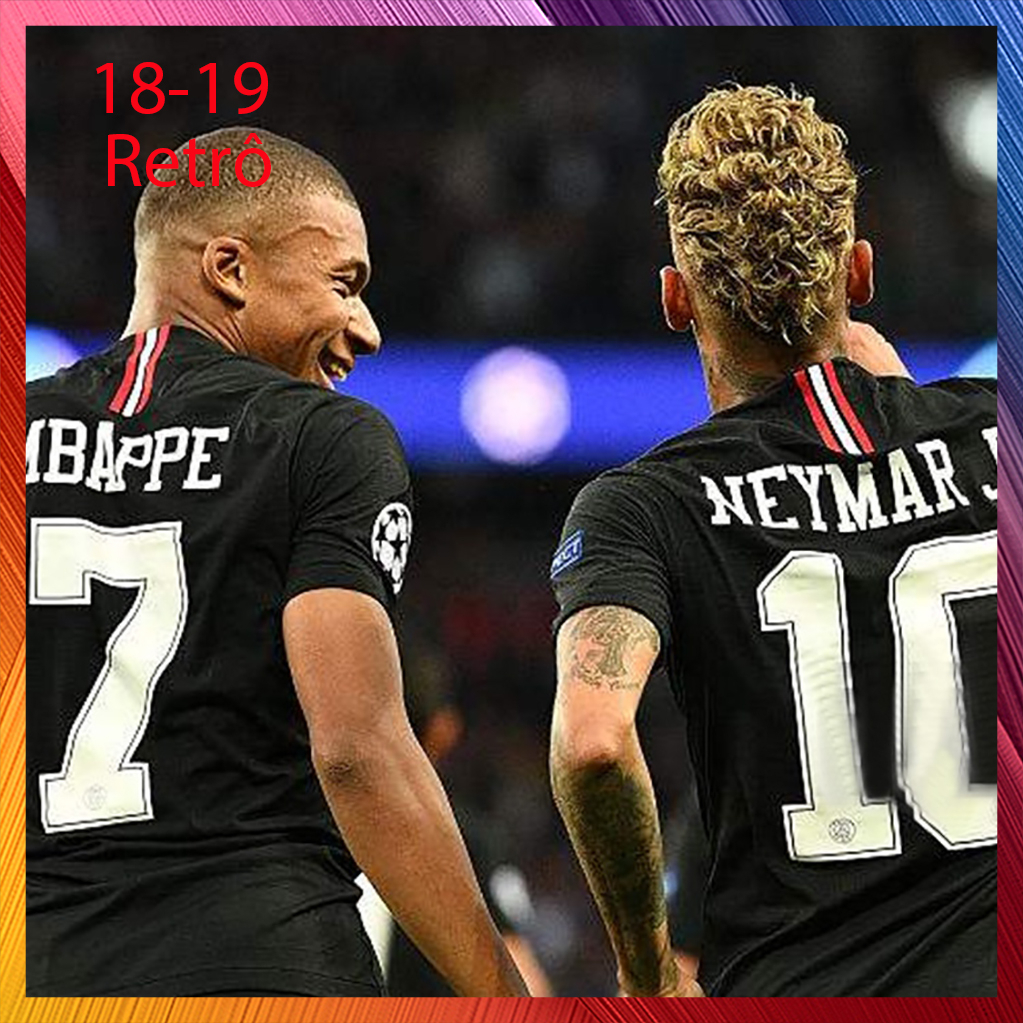 2018/2019 Camisa De Futebol Retrô T NEYMAR JR 18-19 S-XXL