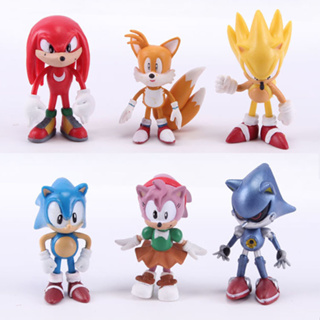 Local Ultra Baixo Custo 6/12/18 Pcs/Set Anime Sonic The Hedgehog  Personagens Figura De Ação Pvc Boom Raro Dr Beggman Shadow Boneca Modelo  Brinquedos