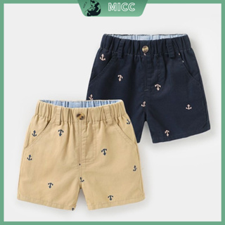 1-8Y Criança Meninos Calças Curtas Verão Crianças Algodão Casual Movimento Praia Shorts