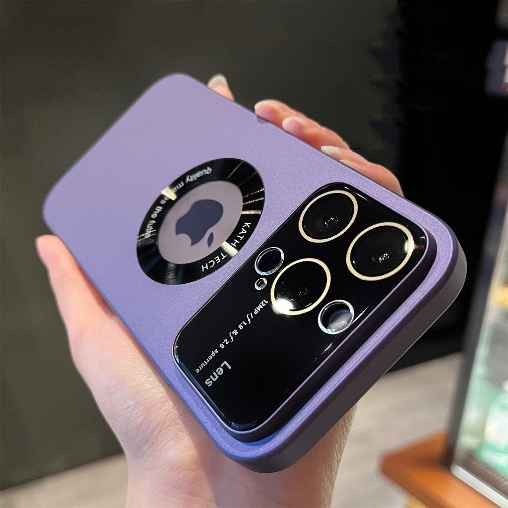 Nova Capa Magn tica Met lica Prova De Choque Da C mera IPhone 14 Pro 