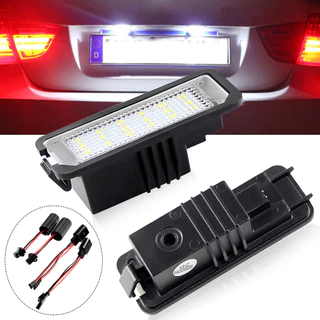 2Pçs Número Da Placa De Licença Lâmpada Nenhum Erro 18SMD LED Branco Para VW Gol G4 G5 G6 Passat Polo CC Eos Amarok