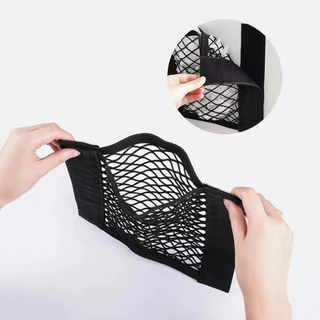Grade Velcro/Saco De Armazenamento De Porta-Malas Rede Elástica De Corda