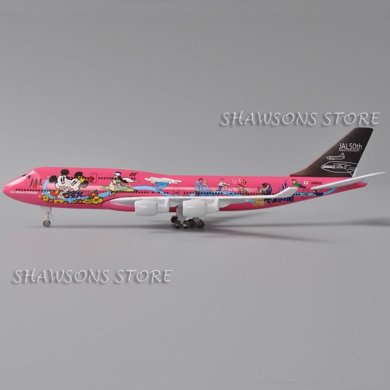 1 : 350 Escala Diecast Modelo De Avião Toy Japan Airlines
