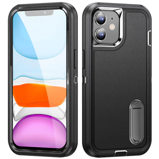 Capinha Para iPhone 11/Xr/X/8 Plus/7, Capa De Proteção Militar Resistente E Durável De 3 Camadas , Contra Quedas De Corpo Inteiro À Prova De Choque