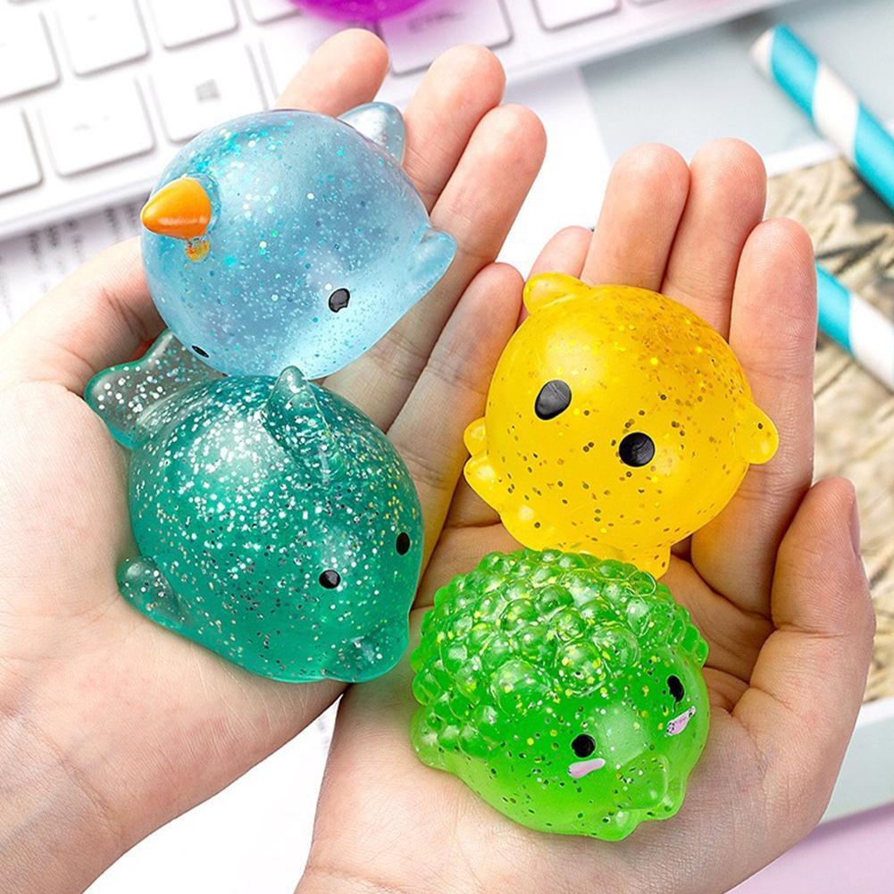 Big Spongy Squishy Mochi Fidget Toys Kawaii Brinquedos De Bola De Animais Antistresse Aperto Sensorial