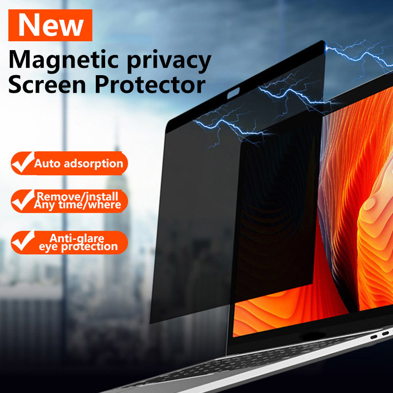 Atração Magnética Privacidade anti-Risco Filme Protetor De Tela Do Laptop Novo Para macbook pro 14 2021 2021 Ar M1 Max A2442 A2485 A2338 A2337 Retina Da Pele