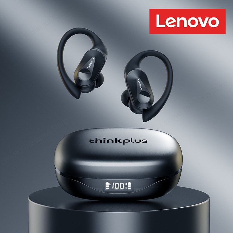 Fone de ouvido esportivo Bluetooth Lenovo LP75 Confortável de usar e sem preocupações para se exercitar