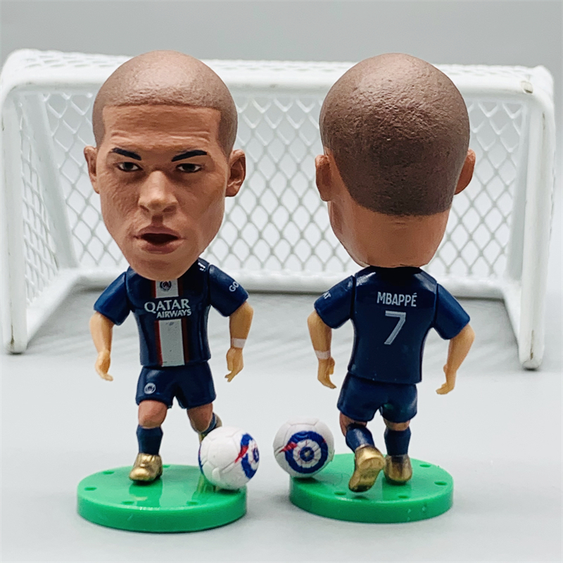 Soccerwe 7cm Altura Jogador De Futebol Star Mini Cartoon Doll