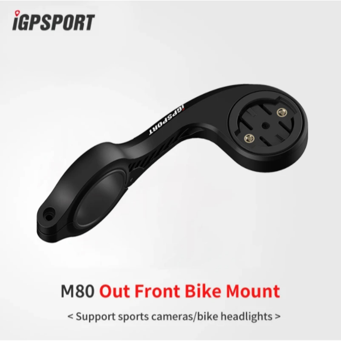 Supporto Bici IGPSPORT M80 Per Garmin Edge - Attacco Esteso Per Manubrio 31.8mm