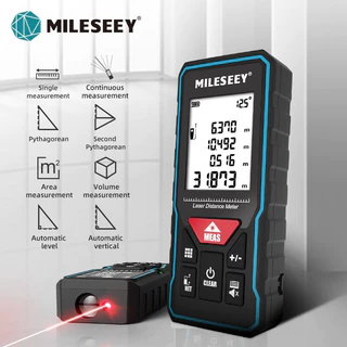 Mileseey X6 Versão Recarregável Laser Rangefinder 40 60 80 100 M , Ângulo Digital De Volume De Área , Profissional Estável Distância Medidor , Anti-Queda Projeto