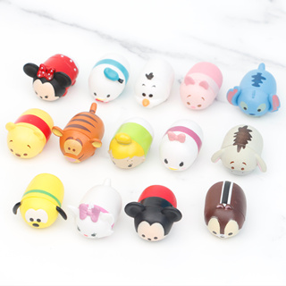 14pcs/kit Disney Tsum Tsum Figuras Miniatura Mickey Minnie Mouse Winnie Stitch Para Crianças Brinquedos